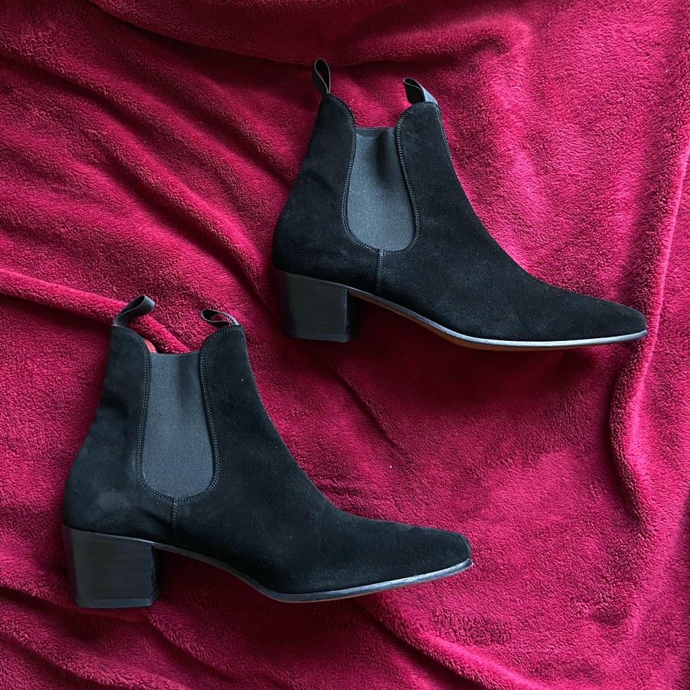 Mark Astbury Premium Italian Suede Beatle Boots